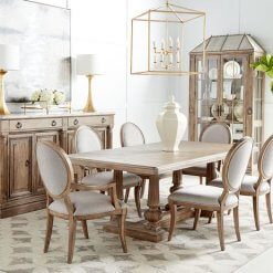 Architrave Rectangle column dining table lifestyle2