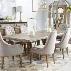Architrave Rectangle column dining table lifestyle3
