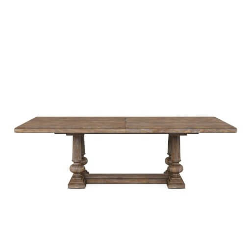 Architrave rect dining side view wo leaf