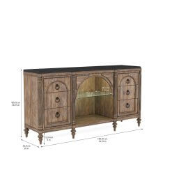 Architrave server cabinet with dimensions