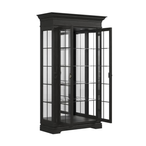 Atrium Display case open