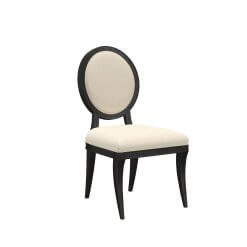 Atrium dining side chair angled