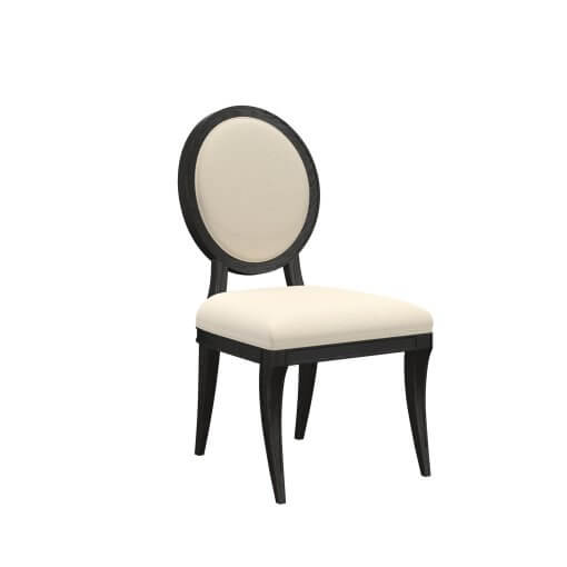 Atrium dining side chair angled