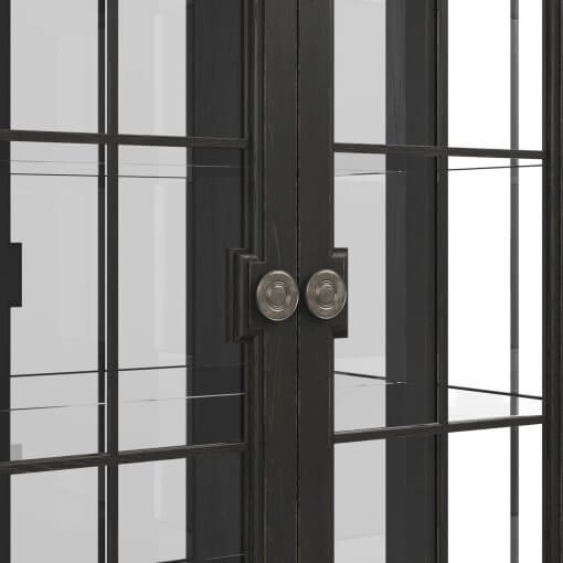 Atrium display cabinet detail
