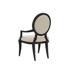 Atrium dining arm chair backside
