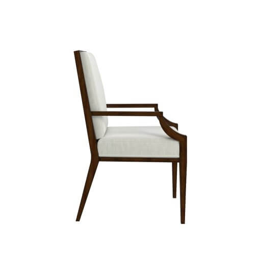 Eave arm chair side view