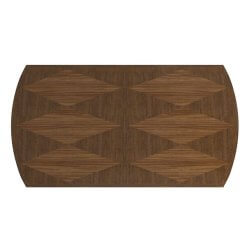 Eave dining top view no leaf