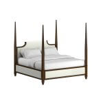 Eave upholstered bed angled