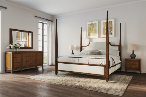 Eave upholstered bed lifestyle