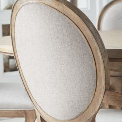 Architrave side chair backside closeup