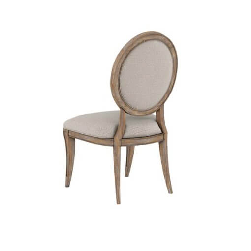 Architrave side chair backside