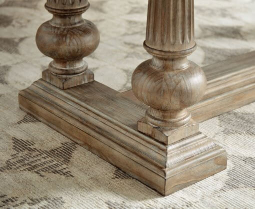 Architrave Rectangular Trestle Dining Table - Image 7
