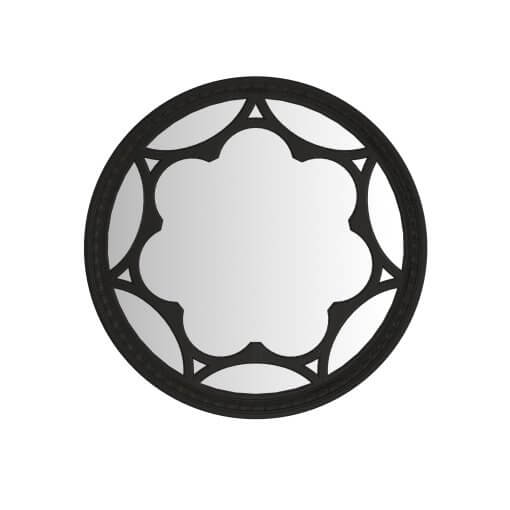 Atrium round mirror front